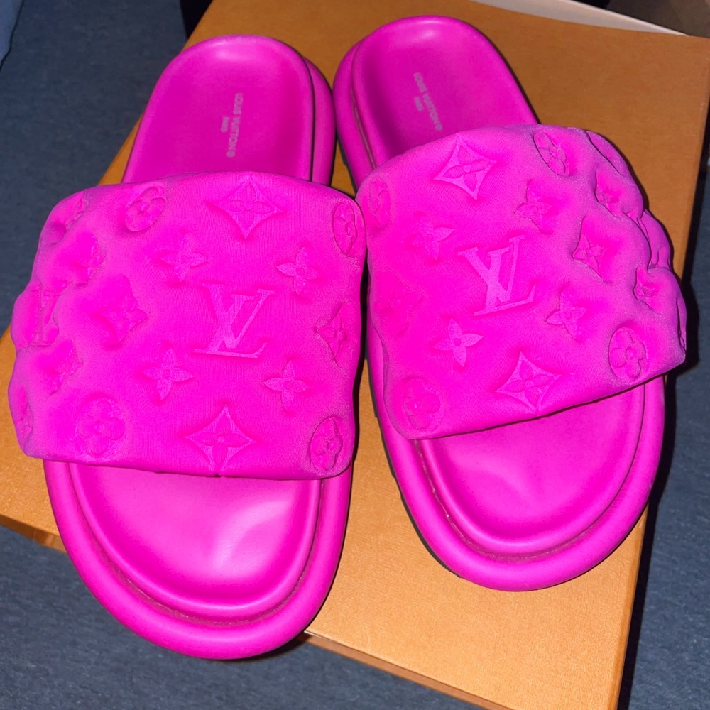 Louis Vuitton pool pillow mules